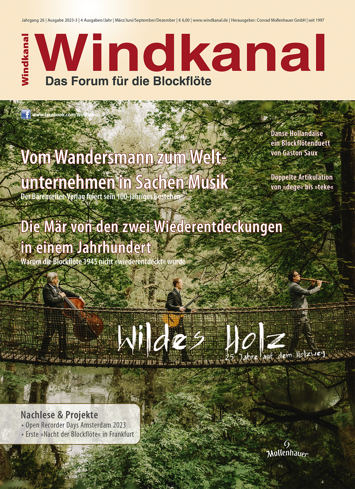 Blockflötenzeitschrift Windkanal: Titelbild der Ausgabe 2023-3 Blockflötenzeitschrift Windkanal: Titelbild der Ausgabe 2023-3