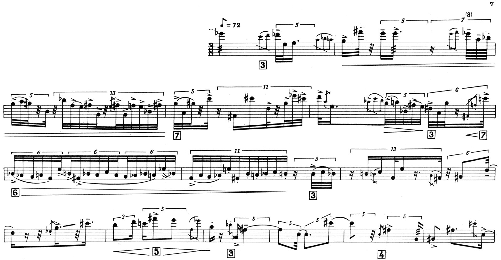 Passage aus der Druckfassung des 3. Teils