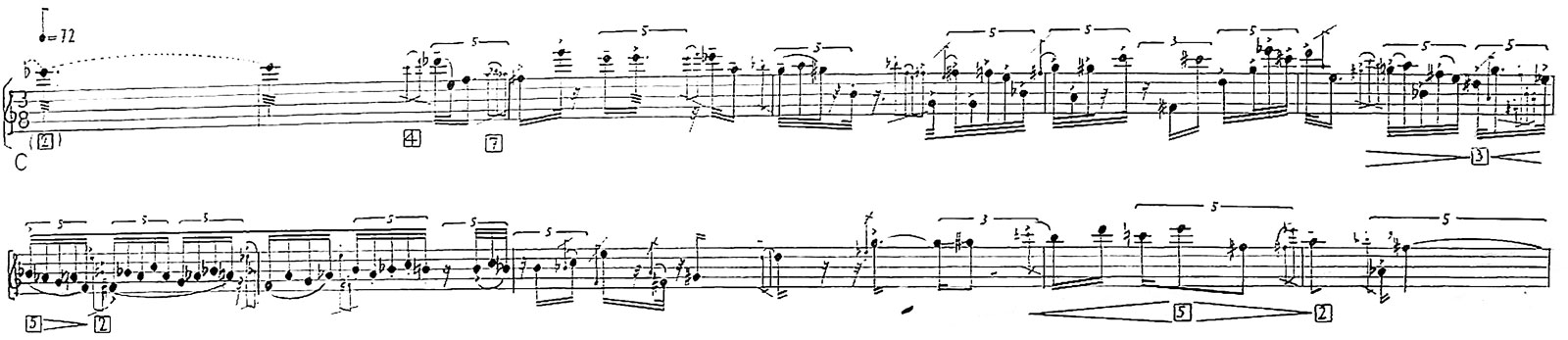 Passage aus der Manuskript-Fassung des 3. Teils