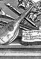Ausschnitt aus Notentitelbild Musikdruck Georg Friedrich Händel